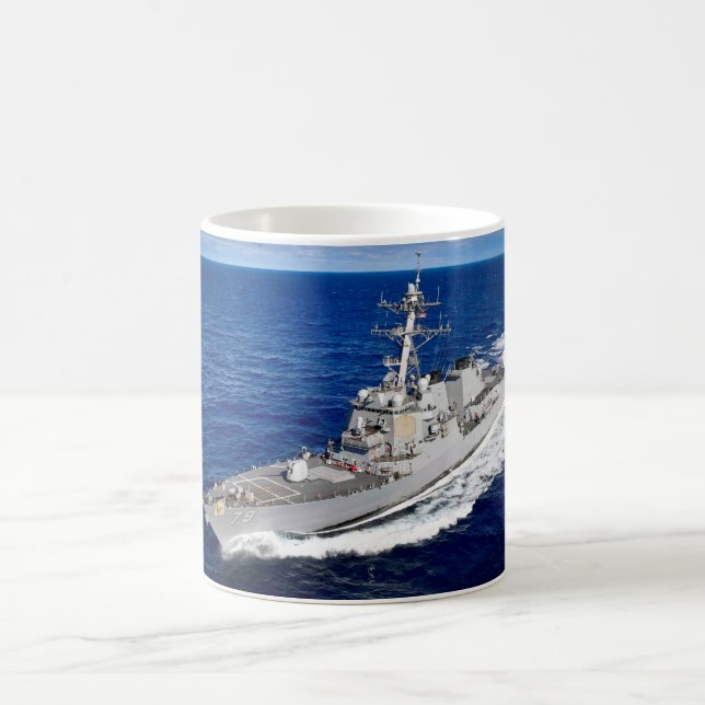 DESTRUIDOR MÍSICO GUIADO - DDG-79 Caneca (Centro)