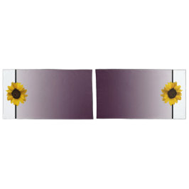 Desvanecimento da cor do girassol e da beringela,