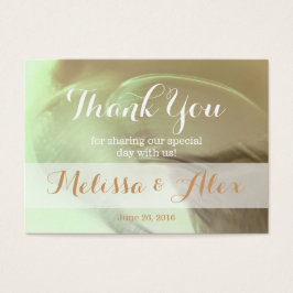 Detalhe da Flor Romântica - Obrigado