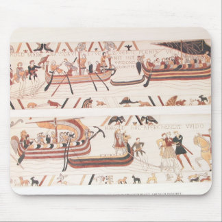 Detalhe da tapeçaria de Bayeux - navios Mousepad