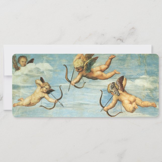 Detalhe dos Anjos no Triunfo de Galateia por Rapha (Frente)