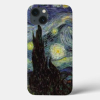 Detalhe Starry Night por van Gogh