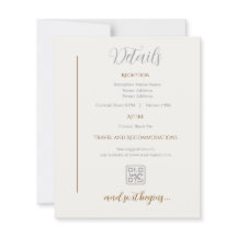 Detalhes Cartão Casamento Minimalista