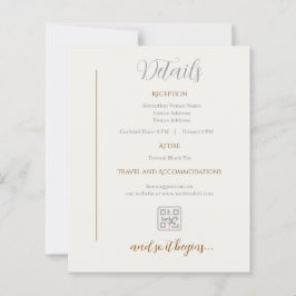 Detalhes Cartão Casamento Minimalista