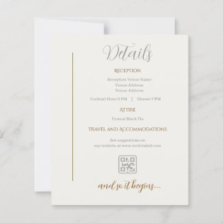 Detalhes Cartão Casamento Minimalista
