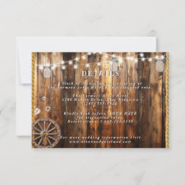 Detalhes das Luzes de Mason Jar da Roda de Corda O