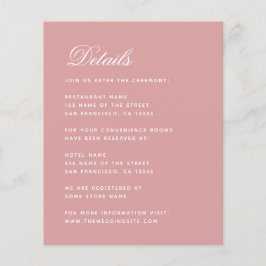 Detalhes de Casamento Rosa Empoeirado Orçamento Ca