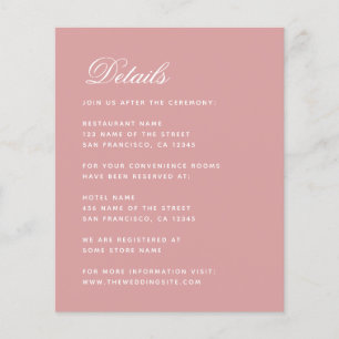 Detalhes de Casamento Rosa Empoeirado Orçamento Ca