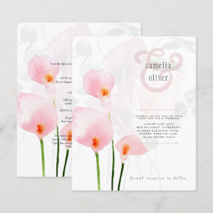 Detalhes de RSVP QRCode de Casamento Floral de Lil