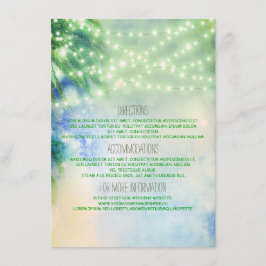 Detalhes do Casamento Beach Palms - Informação