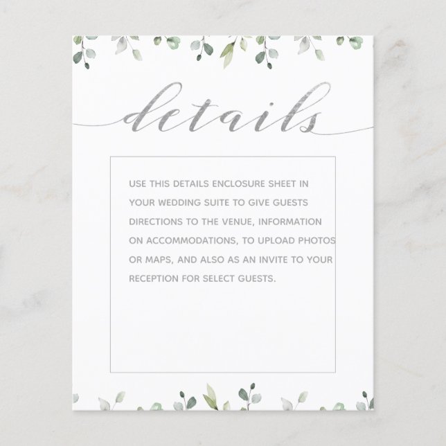 Detalhes do Casamento da Caligrafia do Rico Silver (Frente)