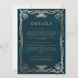 Detalhes do Casamento de Ivy Dourado medieval do m