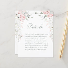 Detalhes do Casamento de Jardim Floral de Blush e