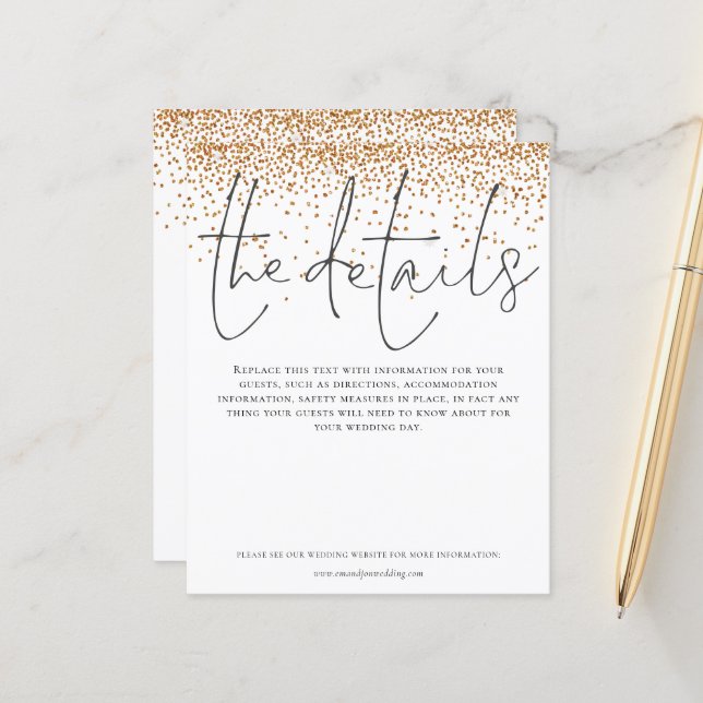 Detalhes do Casamento de Orçamento Dourado Gabinet (Frente/Verso In Situ)