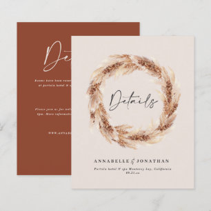 Detalhes do casamento do celeiro de vassoura moder