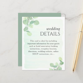 Detalhes do Casamento Eucalyptus Greenery Watercol
