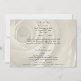 Detalhes do casamento floral com a Ivory rosa