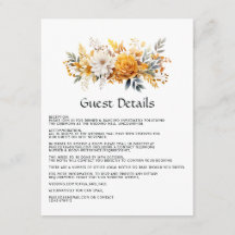Detalhes do Convite de Casamento Floral Relógio de