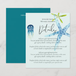 Detalhes do gabinete de casamento do oceano de pra