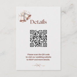 Detalhes do Inserto para Convite de Noiva com Sini