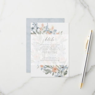 Detalhes do Jardim Flourish Inserir Cartão de RSVP
