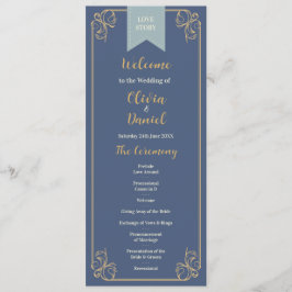 Detalhes do Menu da Cerimônia de Casamento na Bibl