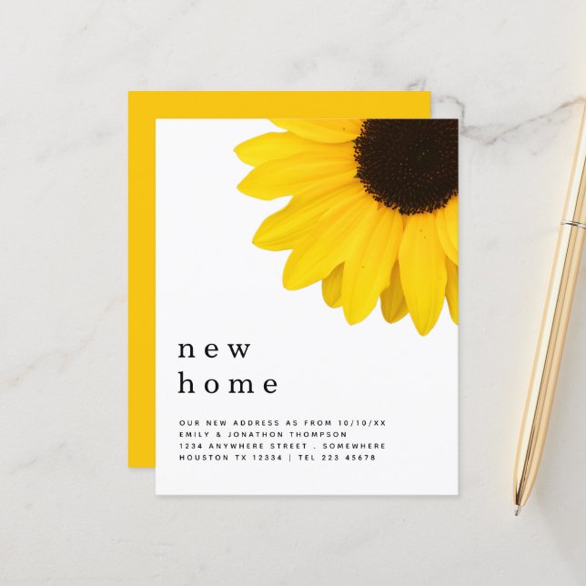 Detalhes do Novo Endereço do Movimento do Girassol (Frente/Verso In Situ)