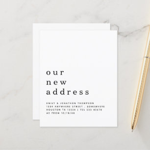 Detalhes do Novo Endereço Mínimo do Orçamento M