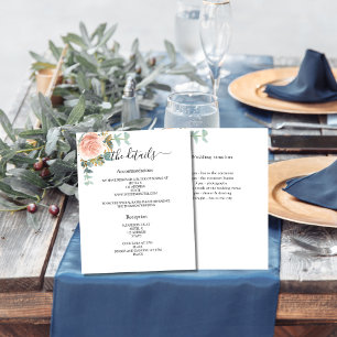 detalhes do programa de casamento floral de ouro r