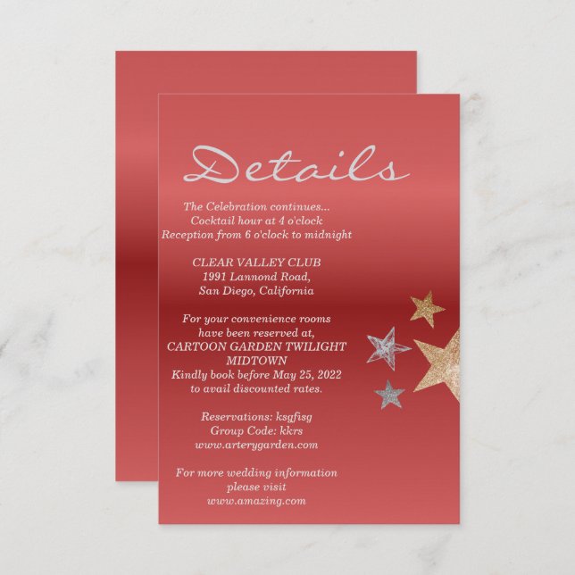 Detalhes do rosa de cartão (Frente/Verso)