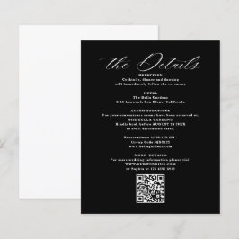 Detalhes e Cards de Invólucro de Casamento de Códi