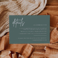 Detalhes Simples Cartão de Enclosure de Convite pa