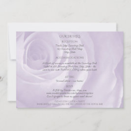Detalhes simples do casamento elegante da lavanda