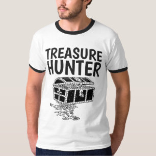 Detector de metais, T-Shirts de caça ao tesouro