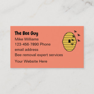 Detentor De Abelhas E Cartões de visitas De Remoçã