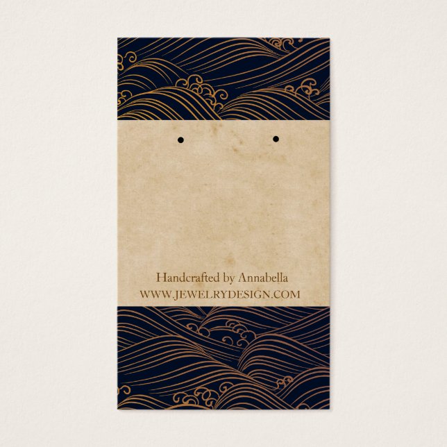 Detentor de Orelha (Ondas Japonesas de Destaque Or (Frente)