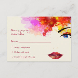 Determinada placa RSVP de Recursos de Recursos de 