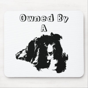 Detida Por Uma Borda Collie Funny Dog Mousepad