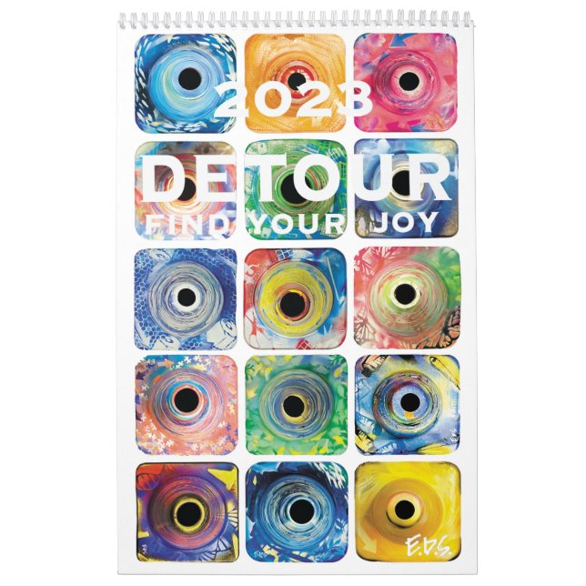 DETOUR 2023 Calendário de arte e gratidão (Capa)