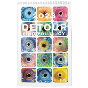 DETOUR 2023 Calendário de arte e gratidão