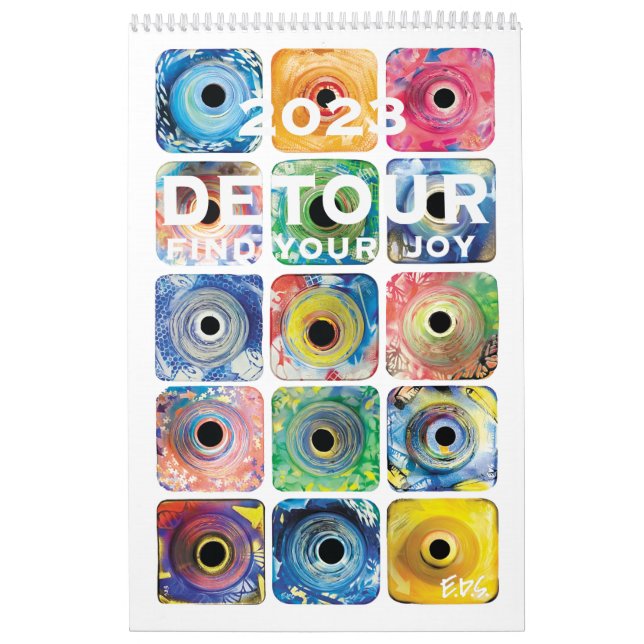 DETOUR 2023 Calendário de arte e gratidão (Capa)