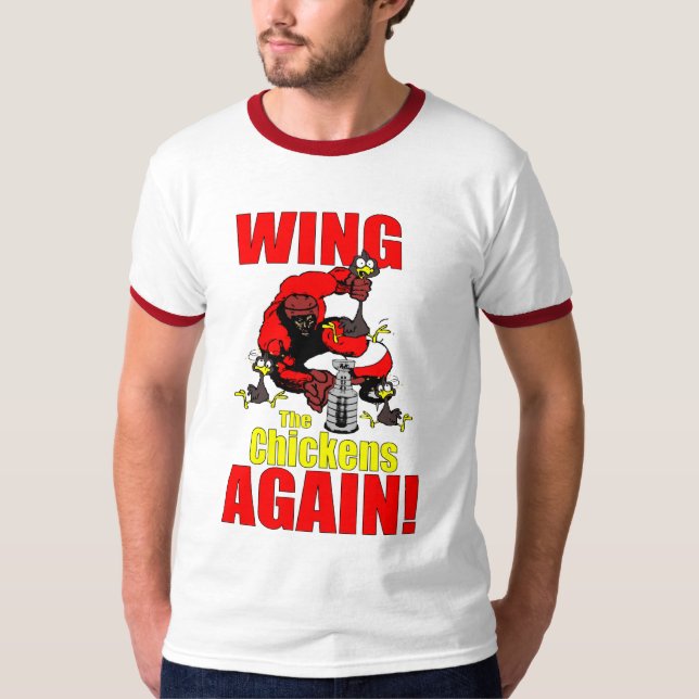 Detroit Hockey T-Shirt (Frente)