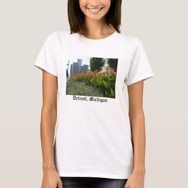 Detroit, Michigan T-Shirt (Frente)