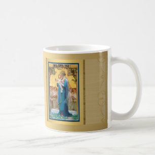 DEUS ABENÇOE da VIRGEM MARIA VOCÊ caneca de café