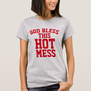 DEUS ABENÇOE ESTA T-Shirts QUENTE