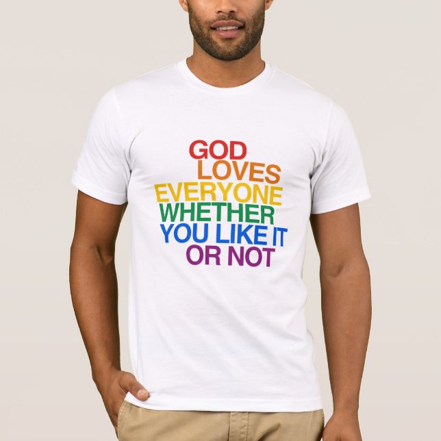 DEUS AMA A TODOS - Camiseta (Frente)