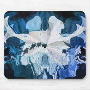 Deus azul Mousepad