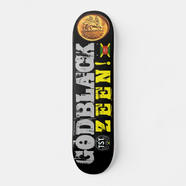 DEUS BLACK ZEEN skate (Frente)