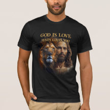 DEUS DE Camisa Personalizada É AMOR - JESUS TE AMA