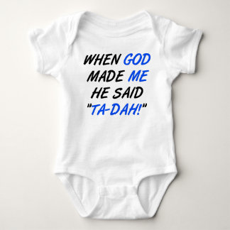 Deus Disse Tadah Camiseta Divertida de Manga Longa